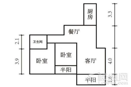 开元蓝庭户型图